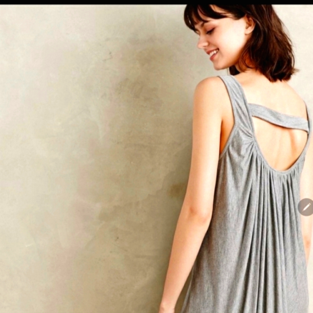 Anthropologie Porridge Heather Grey Dress